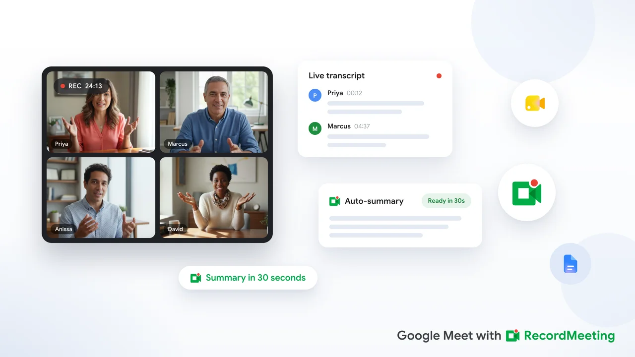 Come generare automaticamente un riepilogo delle riunioni in Google Meet