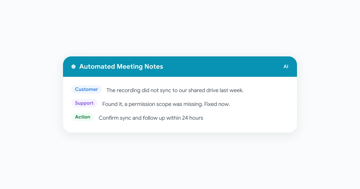 Automated Meeting Notes - How Intelligent Tools Write Your Notes