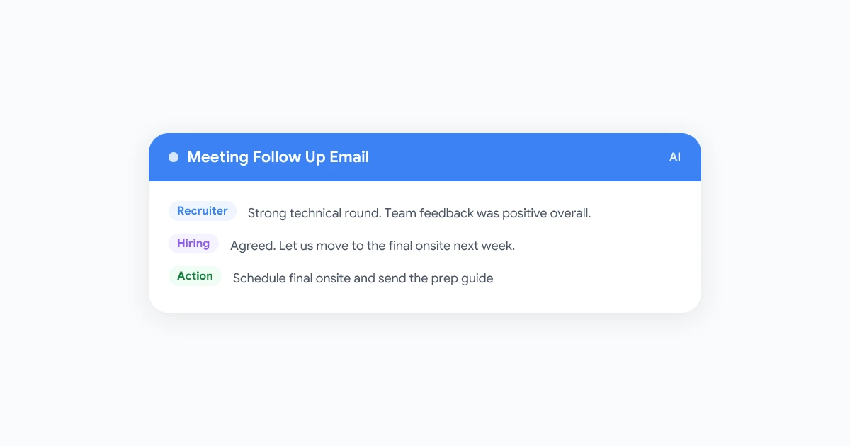 Meeting Follow-Up Email - Templates and Automation Tips