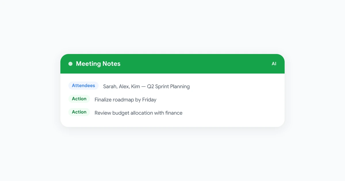Meeting Notes Template - Free for Every Meeting Type