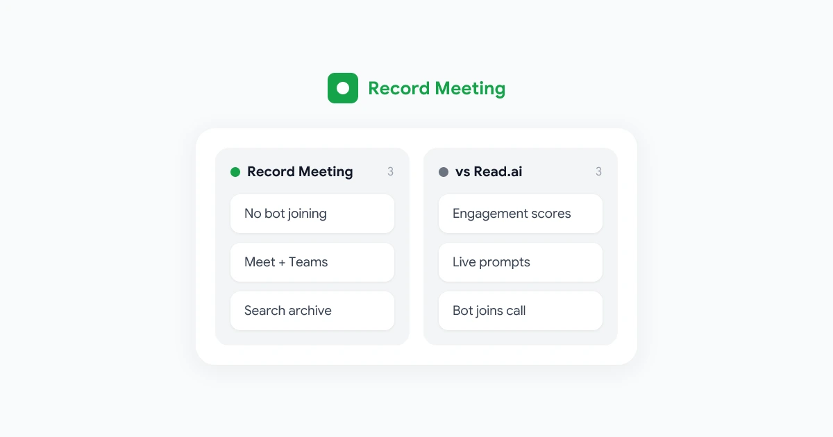Read AI Alternative: Best Meeting Intelligence Tools Compared
