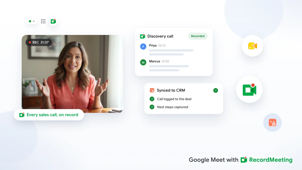 Record Sales Calls - Transcripts, Coaching and CRM Sync