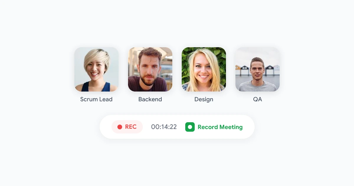 Weekly standup recording best practices for distributed teams