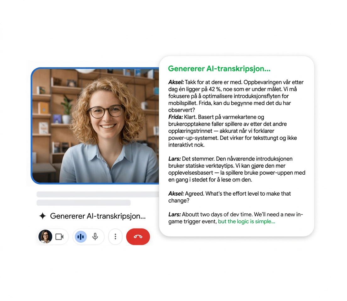 Get Telegram call transcript